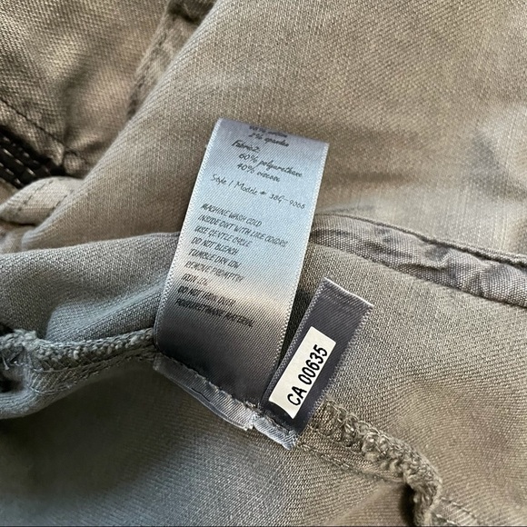 Blank NYC Cargo Moto Biker Jacket with Vegan Leather Panels XS - Picture 6 of 9